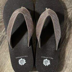 Yellow Box Women's Sandals - Black and Silver